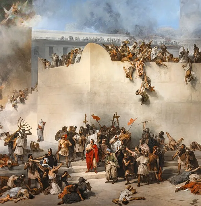 (Venice) La distruzione del tempio di Gerusalemme -Francesco Hayez